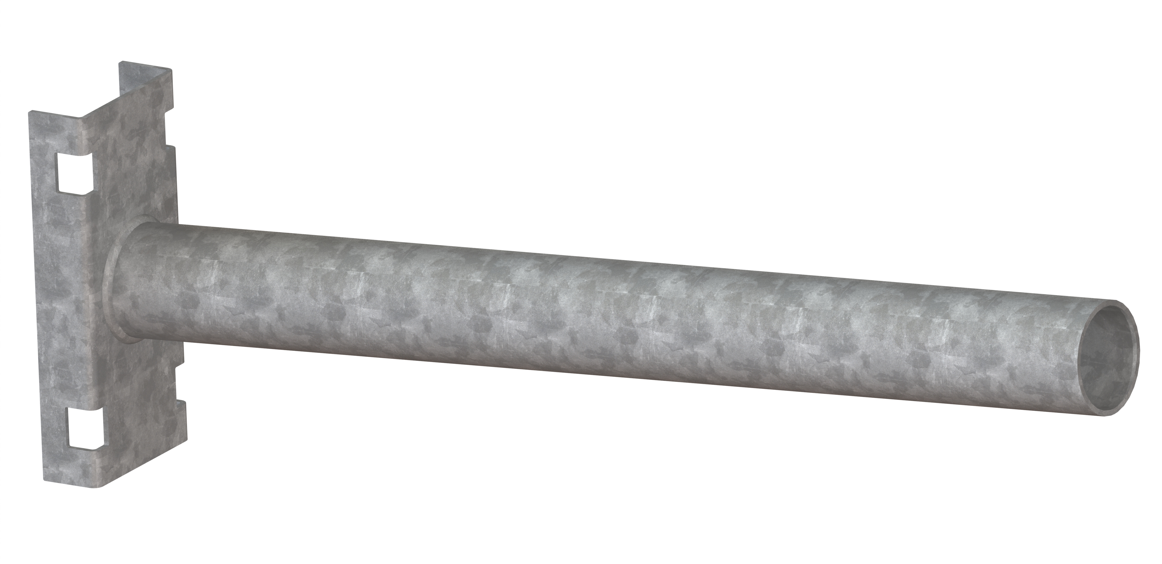 BDX výložník v délkách 300-2500mm pro uchycení bandimex pásky na stožár